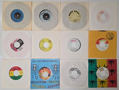 Lot 46 - REGGAE ROOTS DANCEHALL SKA DUB 7" SINGLES - BLACK STONES, MICHAEL PROPHET, BOB MARLEY