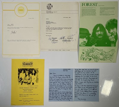 Lot 314 - PROG ROCK - MEMORABILIA INC SIGNED IDLE RACE NOTE.