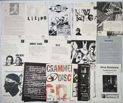 Lot 315 - PUNK / NEW WAVE - PROMO MATERIALS.