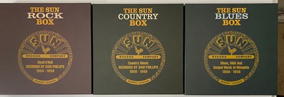 Lot 88 - SUN RECORDS BOXSETS - COUNTRY, BLUES & ROCK - CD SETS WITH BOOKS
