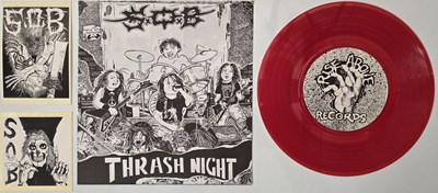 Lot 5 - SABOTAGE ORGANIZED BARBARIAN 7" RARITIES PACK - 80'S JAPANESE HARDCORE/GRINDCORE