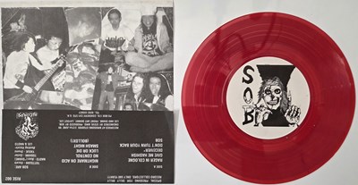 Lot 5 - SABOTAGE ORGANIZED BARBARIAN 7" RARITIES PACK - 80'S JAPANESE HARDCORE/GRINDCORE
