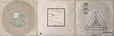 Lot 6 - THE SODS 7" SINGLES + ACETATE PACK WITH LETTER - RARE 70'S PUNK ROCK