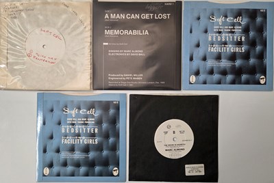 Lot 7 - SOFT CELL 7" SINGLES PACK WITH MUTANT MOMENTS W/L, PRESS SHEETS + MORE