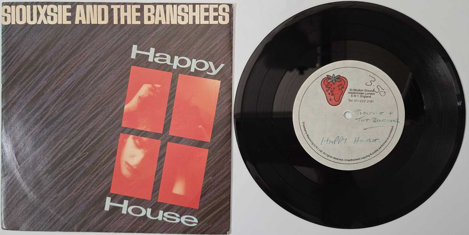 Lot 12 - SIOUXSIE AND THE BANSHEES - 'HAPPY HOUSE' - 7" STRAWBERRY STUDIOS ACETATE