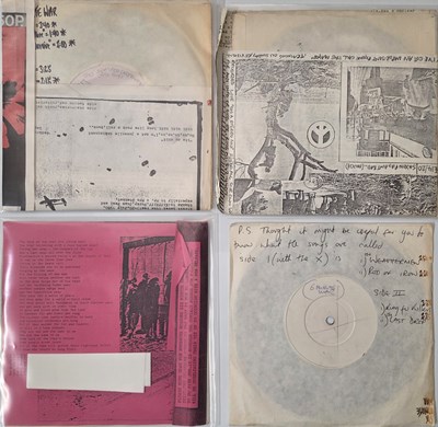 Lot 17 - SIX MINUTE WAR 7" SINGLES PACK - RARE 1980'S PRIVATE PRESS PUNK W/ WHITE LABELS