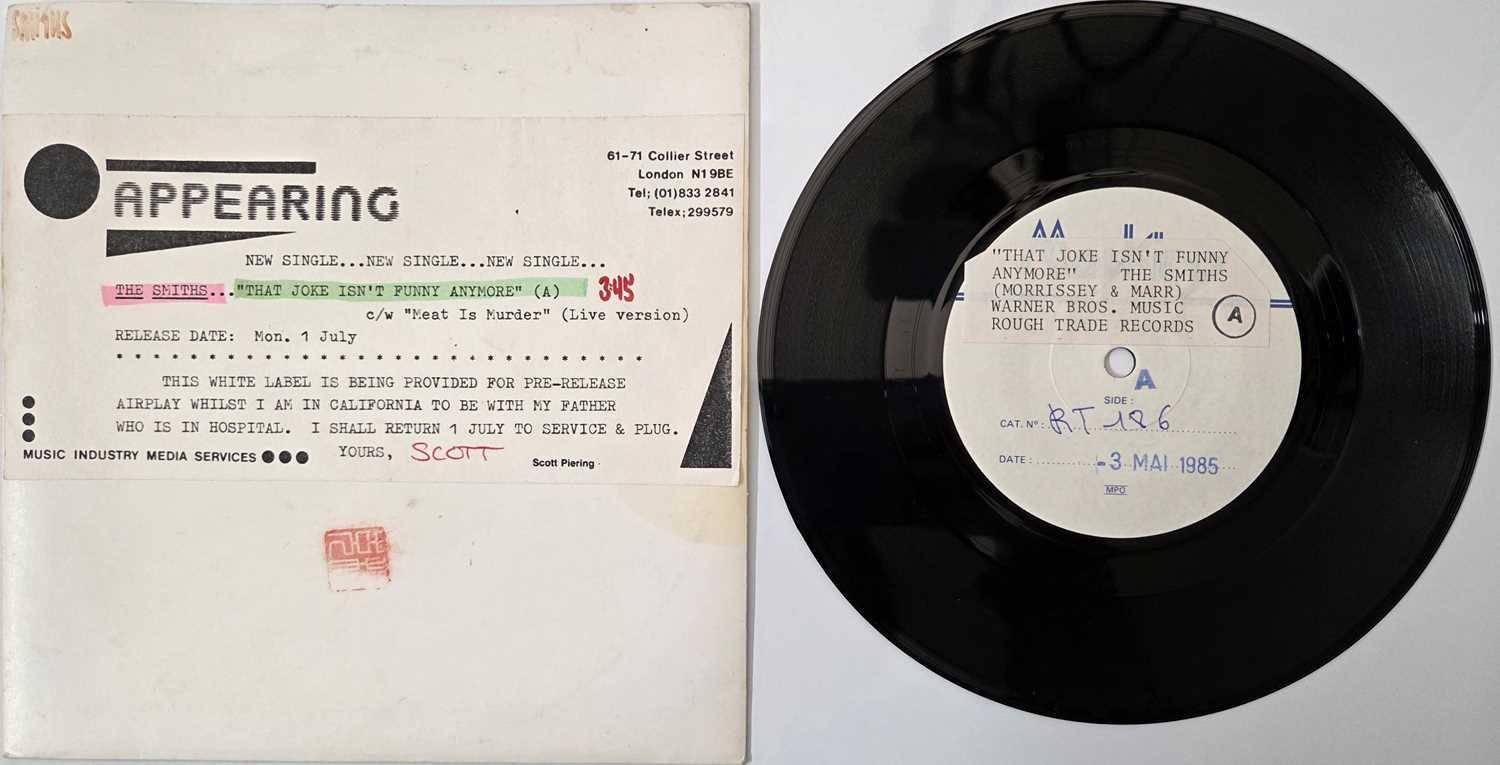 Lot 22 - THE SMITHS - 'THAT JOKE ISN'T FUNNY ANYMORE' 7" - UK 1985 TEST PRESS