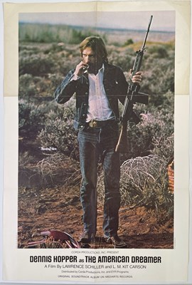 Lot 130 - DENNIS HOPPER - THE AMERICAN DREAMER (1971) - ORIGINAL POSTER.