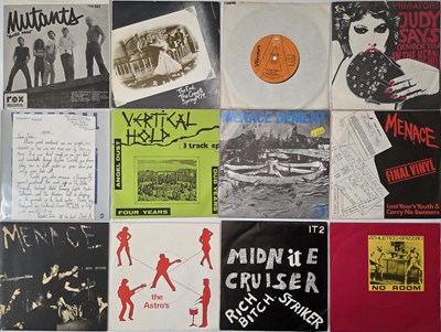 Lot 32 - PUNK, POST-PUNK, NEW WAVE 7" SINGLES - GANG OF FOUR, LAUGHING APPLE, VIBRATORS + MORE