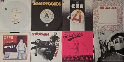 Lot 32 - PUNK, POST-PUNK, NEW WAVE 7" SINGLES - GANG OF FOUR, LAUGHING APPLE, VIBRATORS + MORE