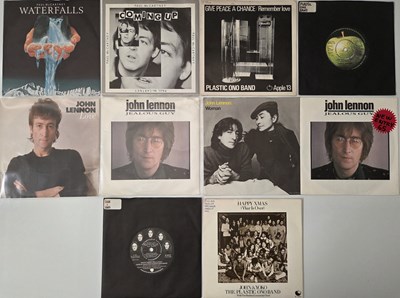 Lot 107 - THE BEATLES / SOLO - 7" PACK (INC DEMOS)