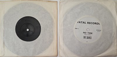 Lot 41 - THE SAINTS - I'M STRANDED 7" PACK - 1976 AUSSIE ORIGINAL + UK STOCK COPY