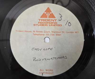 Lot 117 - BODYSNATCHERS - EASY LIFE C/W TOO EXPERIENCED 7" (TRIDENT ACETATE - CHS TT12)
