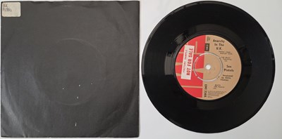Lot 120 - SEX PISTOLS - 'ANARCHY IN THE U.K.' 7" FACTORY SAMPLE 1ST PRESS - W/ BLACK SLEEVE