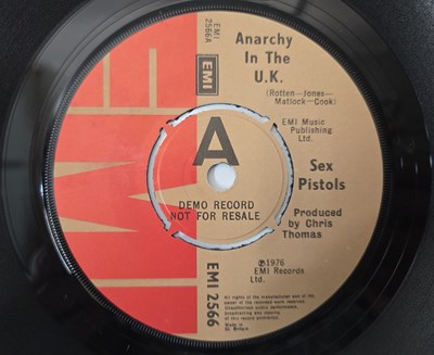 Lot 121 - SEX PISTOLS - ANARCHY IN THE UK 7" (UK EMI DEMO - EMI 2566)