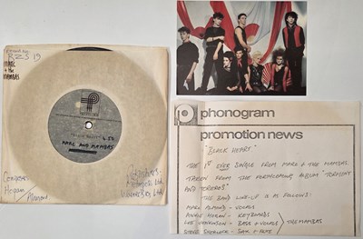 Lot 124 - MARC AND MAMBAS - BLACK HEART 7" (PRT STUDIOS ACETATE)