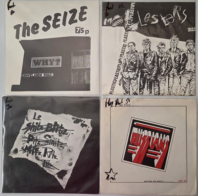 Lot 132 - PUNK - 7" SINGLE PACK - THE SEIZE, MOLESTERS, LE RITZ, THE RUSSIANS