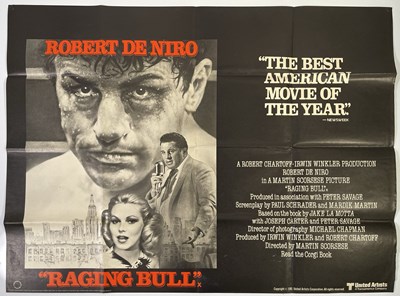 Lot 145 - RAGING BULL - ORIGINAL UK QUAD POSTER.
