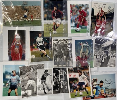 Lot 285 - FOOTBALL - LIVERPOOL FC - SIGNED PHOTOGRAPHS.