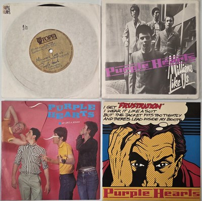 Lot 195 - PURPLE HEARTS - 7" SINGLE PACK