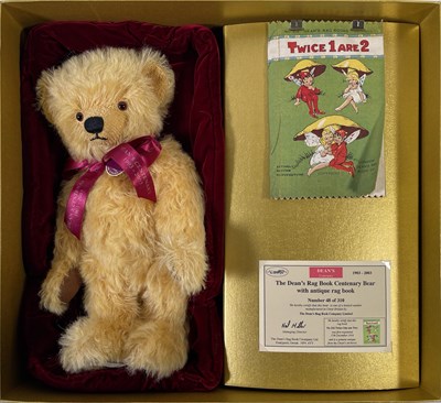 Lot 43 - DEAN'S RAG BOOK CO. CENTENARY BEAR AND BOOK