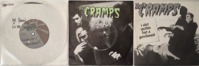 Lot 239 - THE CRAMPS - 7" SINGLE AND ACETATE PACK