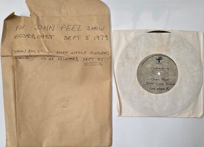 Lot 249 - STIFF LITTLE FINGERS - STRAW DOGS - 7" ACETATE