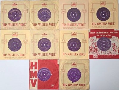 Lot 95 - ELVIS PRESLEY 7" SINGLES - 1950'S UK GOLD & SILVER TEXT LABELS