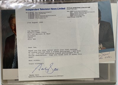 Lot 114 - AUTOGRAPHS - TV / POLITICIANS / SPORT.