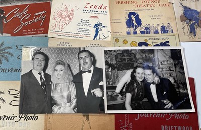 Lot 44 - AFRICAN AMERICAN HISTORY - BLUE NOTE AND OTHER JAZZ AND CABARET CLUBS - LARGE COLLECTION OF 1950S PHOTO SOUVENIRS.
