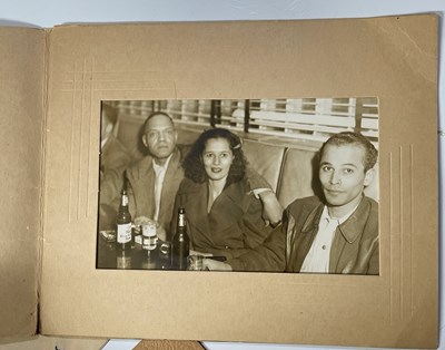 Lot 44 - AFRICAN AMERICAN HISTORY - BLUE NOTE AND OTHER JAZZ AND CABARET CLUBS - LARGE COLLECTION OF 1950S PHOTO SOUVENIRS.