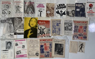 Lot 48 - 20TH C ENTERTAINMENT - HANDBILLS / PLAYBILLS / SHEET MUSIC ETC.