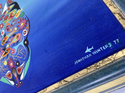 Lot 41 - JONATHAN WINTERS (1925-2013) - AN ORIGINAL PAINTING.
