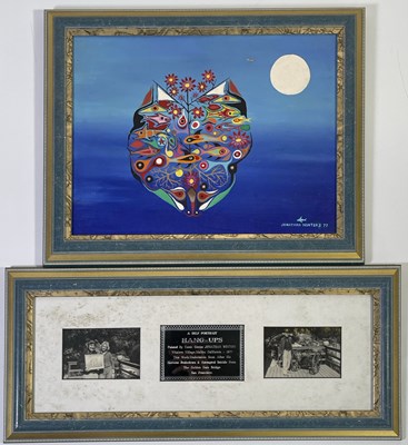 Lot 41 - JONATHAN WINTERS (1925-2013) - AN ORIGINAL PAINTING.
