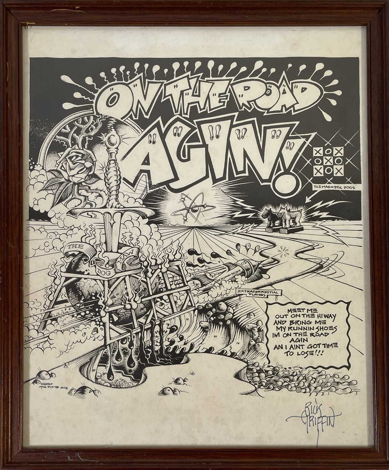 Lot 42 - RICK GRIFFIN - SIGNED PRINT.