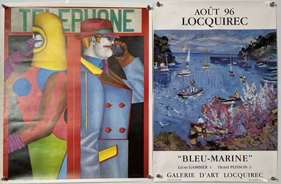 Lot 246 - GALLERY POSTERS INC VINTAGE RICHARD LINDNER ICA PRINT.