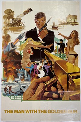 Lot 126 - JAMES BOND - THE MAN WITH THE GOLDEN GUN- ORIGINAL FOLD OUT POSTER.