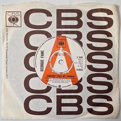 Lot 138 - GEORGIE FAME - SOMEBODY STOLE MY THUNDER - 7" SINGLE