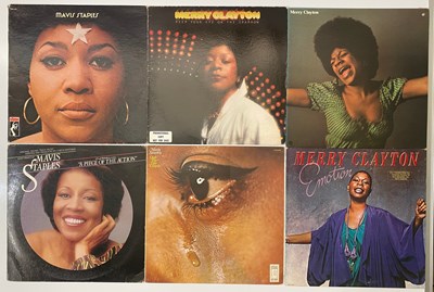 Lot 124 - SISTER SOUL & FUNK LPS - 70'S 80'S USA PRESS - MERRY CLAYTON, MAVIS STAPLES, CANDI STATON