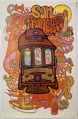 Lot 253 - JOHN LICHTENWALNER (US, 1922) - ORIGINAL SAN FRANCISCO POSTER - PSYCHEDELIA.