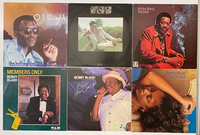 Lot 127 - THE BLUES SIDE OF SOUL LPS - 70'S 80'S PRESSINGS - BOBBY BLAND, O.V. WRIGHT, Z.Z. HILL