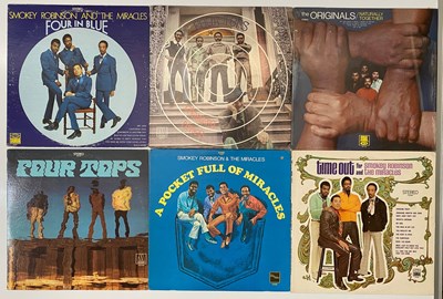 Lot 197 - 60'S 70'S MOTOWN LEGENDS LP COLLECTION - THE MIRACLES, THE ORIGINALS, FOUR TOPS + MORE
