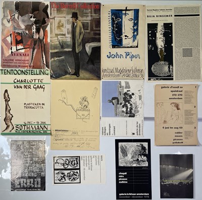 Lot 263 - DUTCH GALLERY AND EXHIBITION POSTERS AND PRINTS.