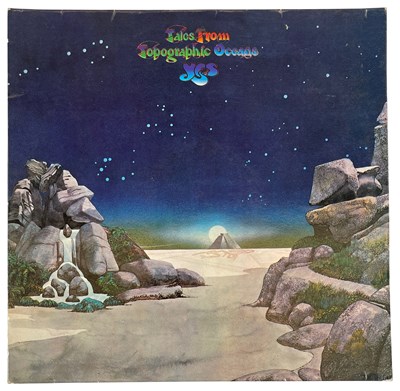 Lot 184 - YES - LP SIGNED BY WAKEMAN, HOWE, ANDERSON, SQUIRE.