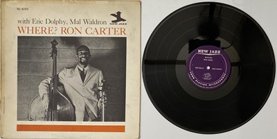 Lot 209 - RON CARTER W/ ERIC DOLPHY, MAL WALDRON - 'WHERE?' LP - USA 1962 (NJLP 8265)