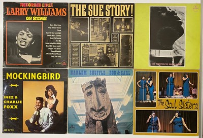 Lot 214 - UK SUE LABEL BLUES R&B SOUL LP PACK - WALLACE BROTHERS, SOUL SISTERS, ELMORE JAMES