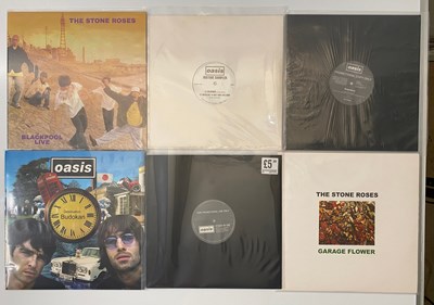 Lot 159 - OASIS AND STONE ROSES - LIVE LP LP AND PROMO 12" COLLECTION