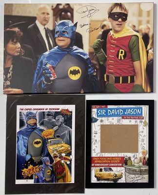 Lot 118 - ONLY FOOLS AND HORSES - DAVID JASON SIGNED ITEMS.