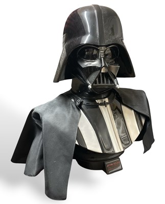 Lot 215 - STAR WARS - SIDESHOW COLLECTABLES LIFE SIZE DARTH VADER HEAD.