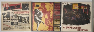 Lot 212 - NIRVANA - GUNS N ROSES - LP PACK